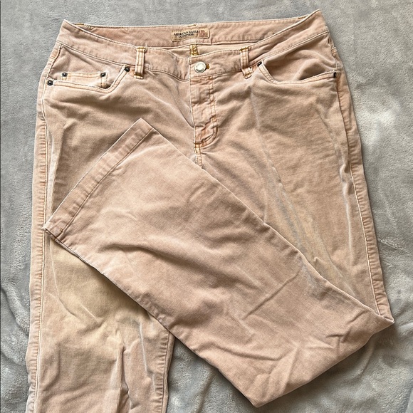 American Eagle Outfitters Pants - American Eagle Outfitters Women's Size 14 Light Tan Corduroy Pants
